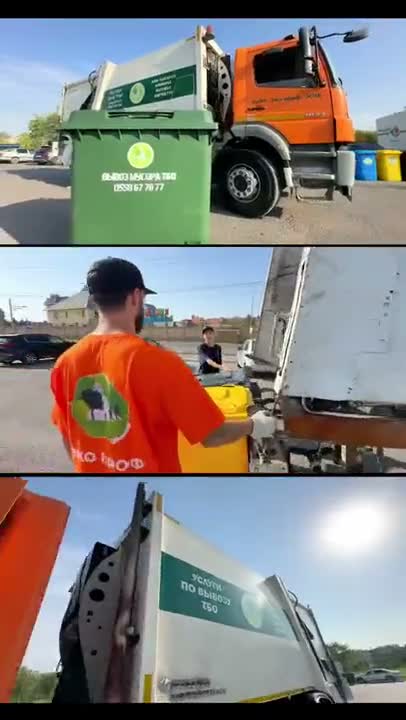 Техника Эко Проф на уборке Бишкека